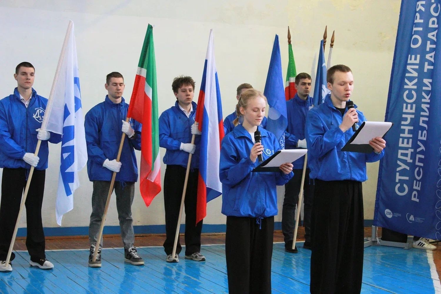 Студенческие отряды «КАМАЗа» приняли участие во Всероссийской патриотической акции «Снежный Десант»